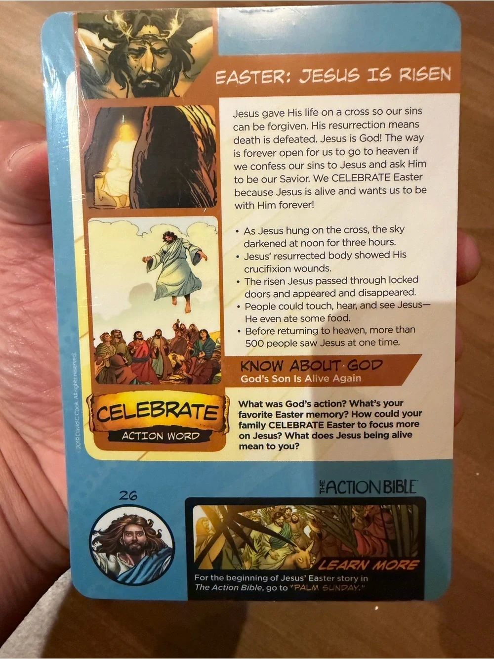 The Action Bible Heroes Card Collection Complete 54 Card Set NWT